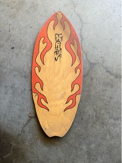 Speeder Wooden skimboard