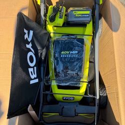 RYOBI 40V HP Brushless 20 in. Cordless Battery Walk Behind Push Mower with 6.0 Ah Battery and Charger