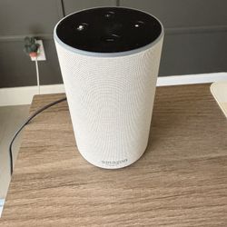 Echo (2nd Generation) - Smart speaker with Alexa and Dolby processing - Sandstone Fabric