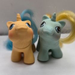 My Little Pony G1 NBT Newborn Twins Sandcastle and Shovels