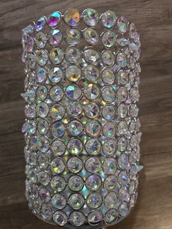 Iridescent Vase/Candle Holder 