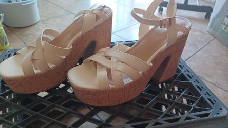 Women's Platforms Size 10M Tan Indigo Rd. Brand