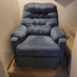 Comfy Blue Recliner