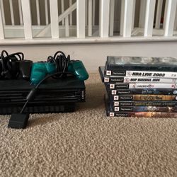 PlayStation 2 With 9 Games