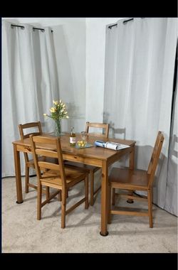 Compact Kitchen Dining Table with 4 Chairs PERFECT FOR SMALL PLACE!