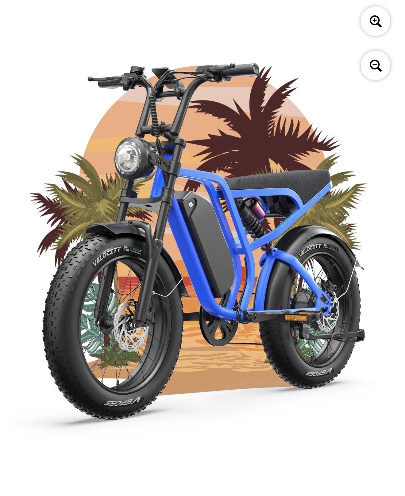 Bluvall SU8 Moped Ebike $850