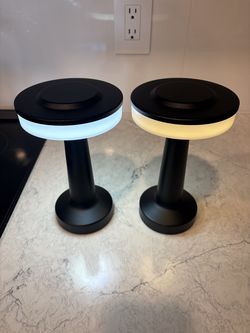 LED USB chanrging lamps (2 - black)