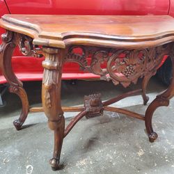 Wood Buffet Table 