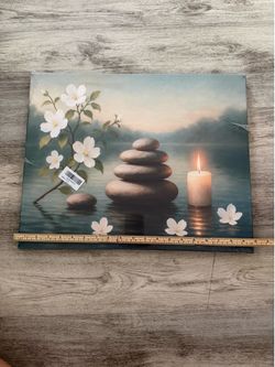 Zen Wall Art Zen Bathroom Wall Decor Spa Room Meditation Peaceful Pictures Decoration