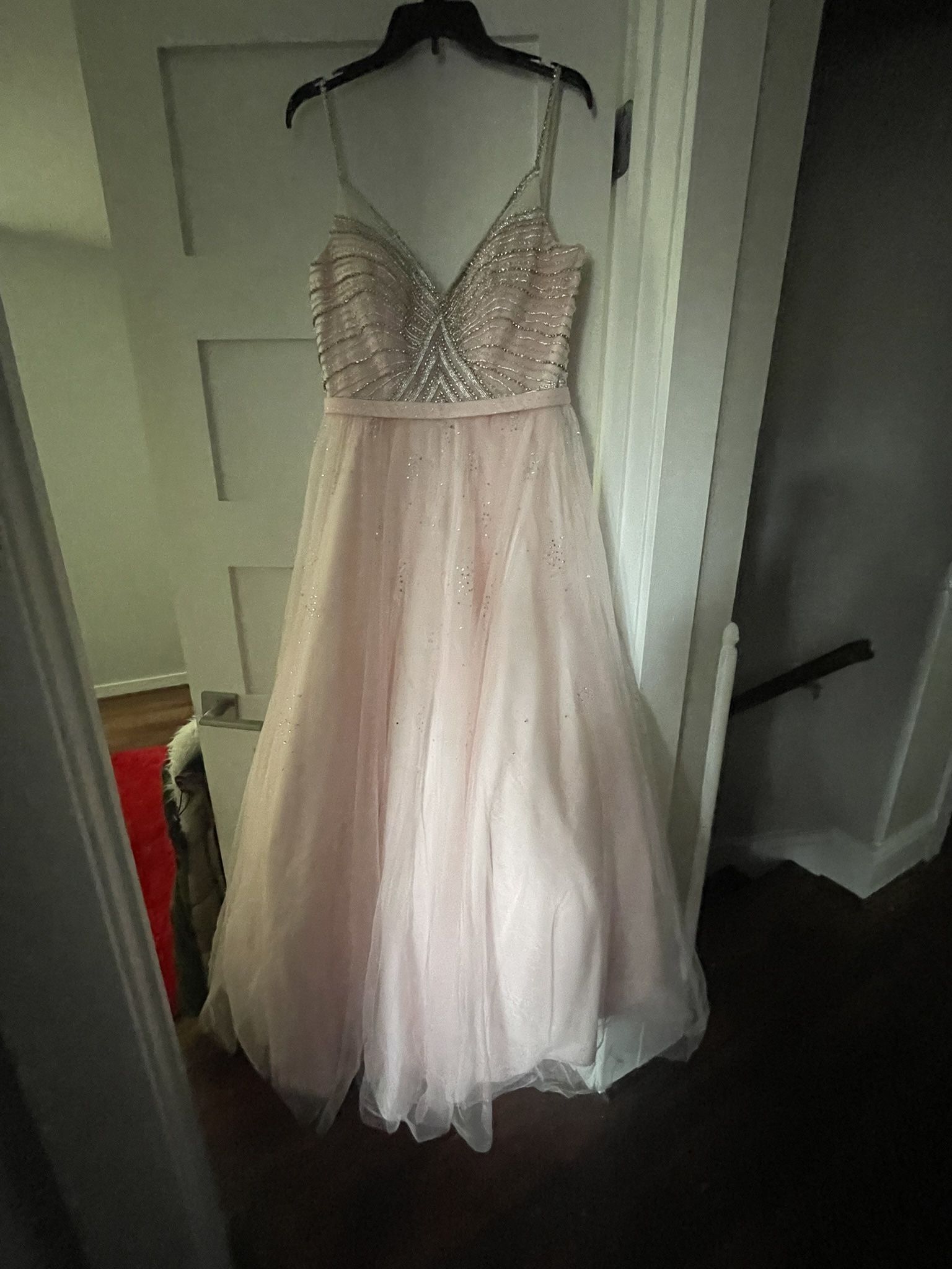 Pink Ball Gown Prom Dress