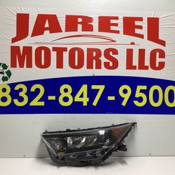 2020 2021 2022 TOYOTA RAV4 LEFT HAND HEADLIGHT