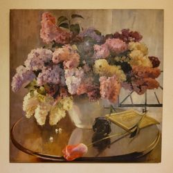 Flowers from Chopin by Valeriy Chuikov Print On Canvas 