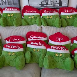 Grinch plush With Name Or No name