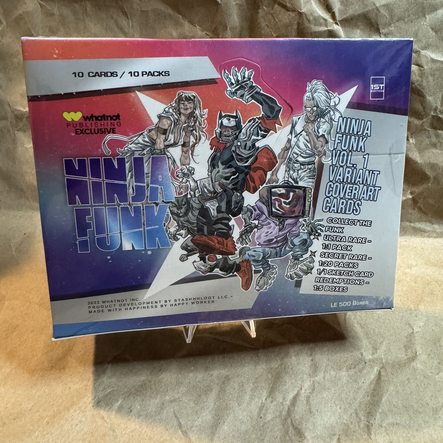 1st Edition Ninja Funk offers Cover Art Sealed Booster Box