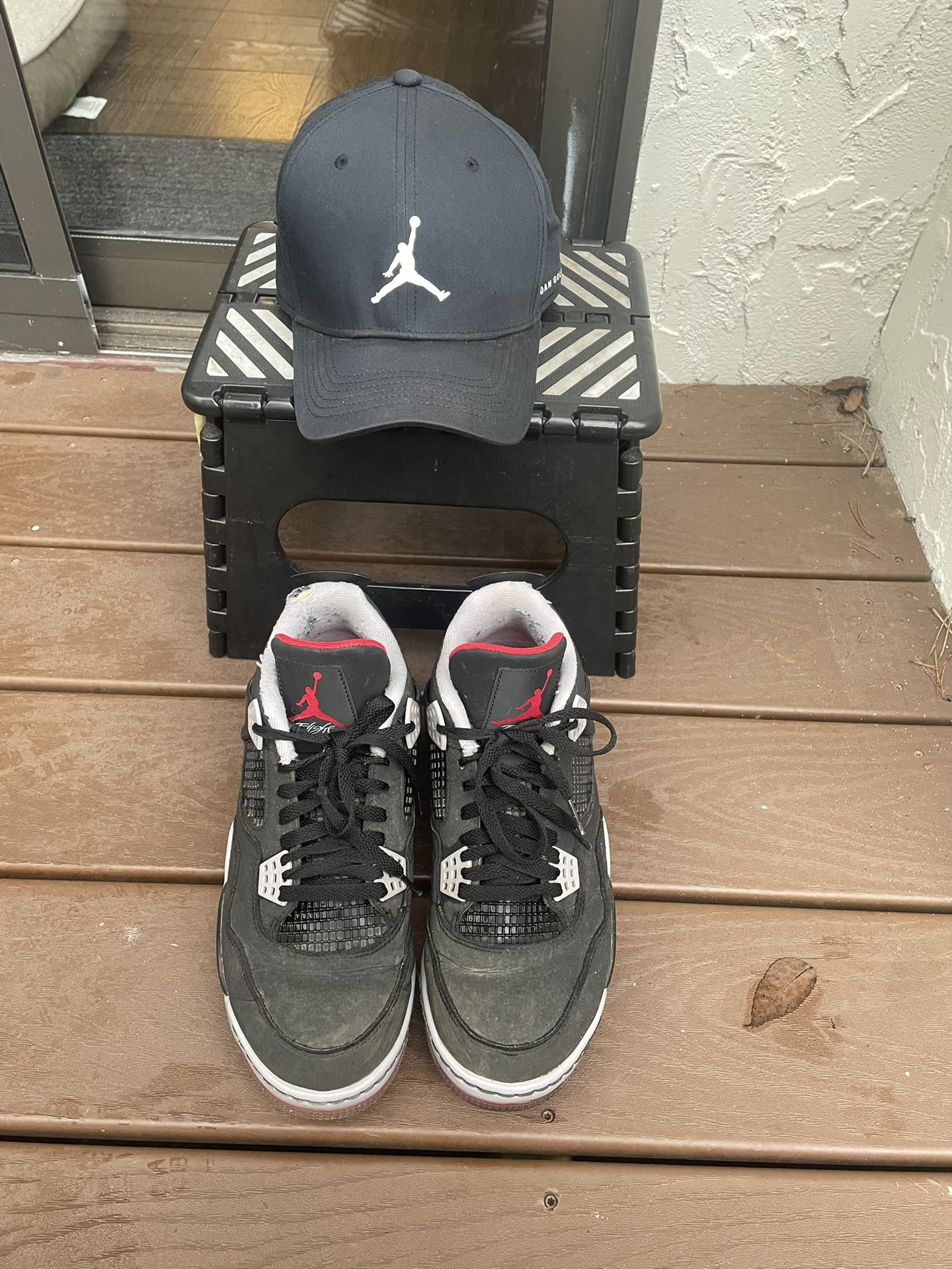 Jordan Retro 4 Black (Golf) 
