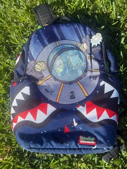 Rick and Morty sprayground bookbag
