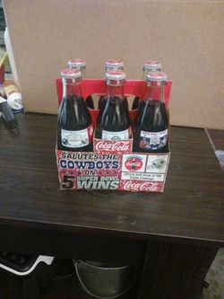 Dallas Cowboys Superbowl Mini Coke Bottles