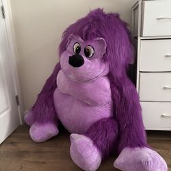 Big Purple Stuffed Monkey 