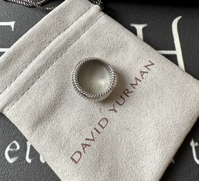 David Yurman multi-ring set, size 9