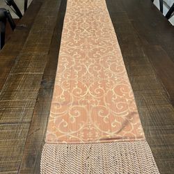 Vintage Reversible Table Runner 80 Inches 