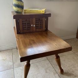 Mid Century Two Tier Side Table