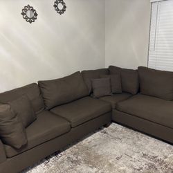 Brown Sectional