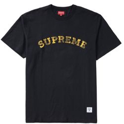 Supreme Plaid Applique - Black M