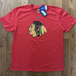 Connor Bedard Chicago Blackhawks Fanatics T-Shirt Size 2XL NEW