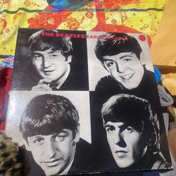 Eight Different Beatles Albums Vinyls