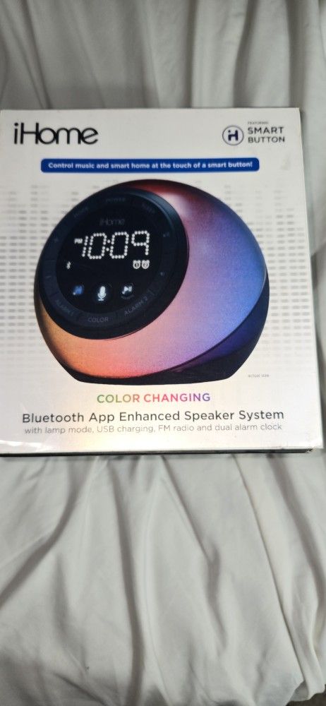 Ihome Melody Bluetooth Clock Speaker