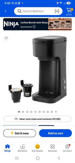 Single Serve Coffee Maker with K-Cup Adapter