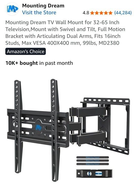 New In Box Mounting Dream TV Wall Mount