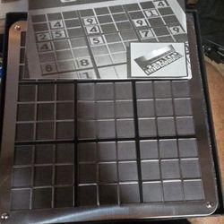 SUDOKU Magnetic Board Game. Metal Board and instructions. Game for the family. 