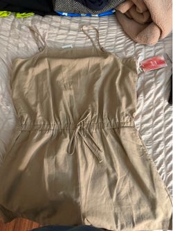 Brown short romper new XL