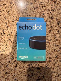 ***** BRAND NEW AND SEALED BOX AMAZON ECHO DOT*****