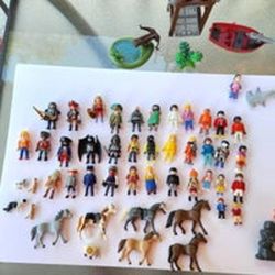 Lot of Playmobil Action Figures Toys and Accessories