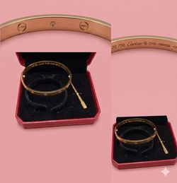 Gold cuff bracelet