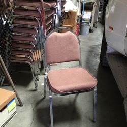 UPHOLSTERED STACK CHAIRS