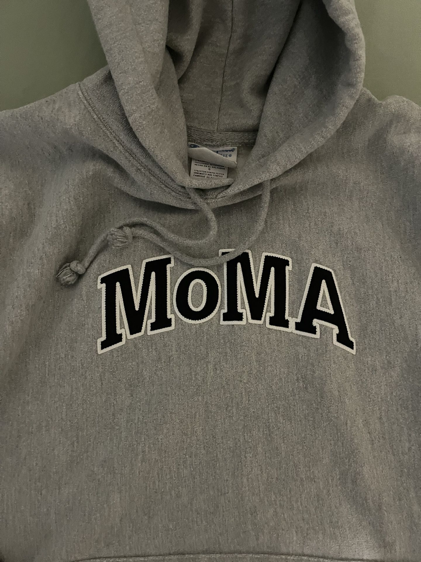 Vintage Moma X Champion Reverse weave hoodie Large for Sale 