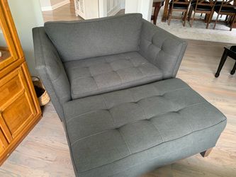 Chair and ottoman