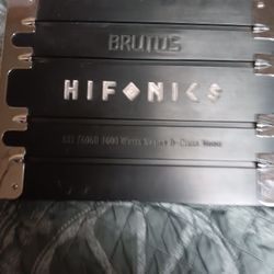 I Have a Hifonics Amp For Sale Asking $160 For It.