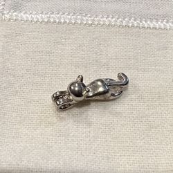 Silver Cat Pendant 