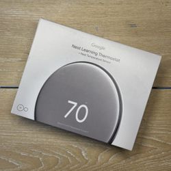 Brand New Nest Thermostat 4th Generation  With Sensor