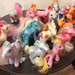 Large Lot of 22 My Little Pony Figures - G3 & Vintage G1 - Instant Collection
