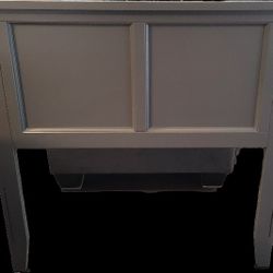 Twin Bed Frame - Gray Painted