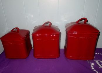Princess house botes  rojos pavillion
