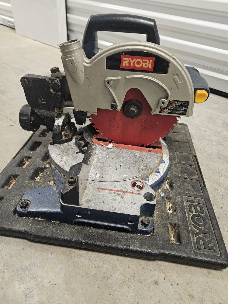 Ryobi 18volt 8 1/4 Inch Miter Saw