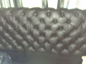 King Leather Headboard 