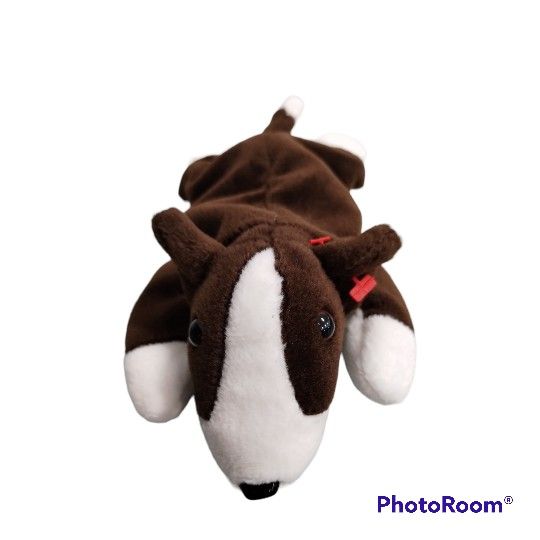 Bruno the Bull Terrier - Ty Dog Beanie Babies, Puppy Plush