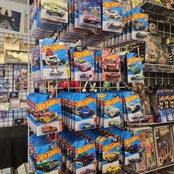 Hot wheels mainlaines all 50% off